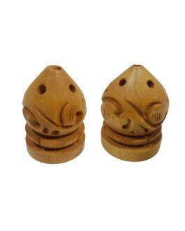 Handcrafted Wooden Agarbatti Stand, 1.5-inch, Set of 2