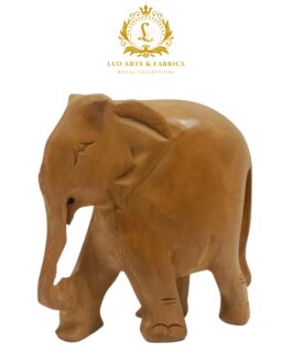 Handmade Wooden Elephant Figurine, 7.62 cm