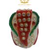 Handcrafted Marble Chowki with Ganesh Figurine, 10cm x 10cm x 9.5cm 5 5 10