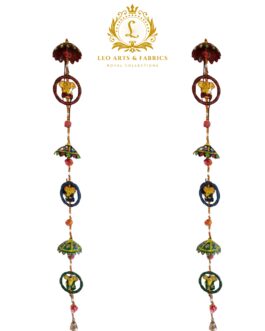 Handcrafted Door Toran Hanging Chopsee, 44 cm, Multi-Color