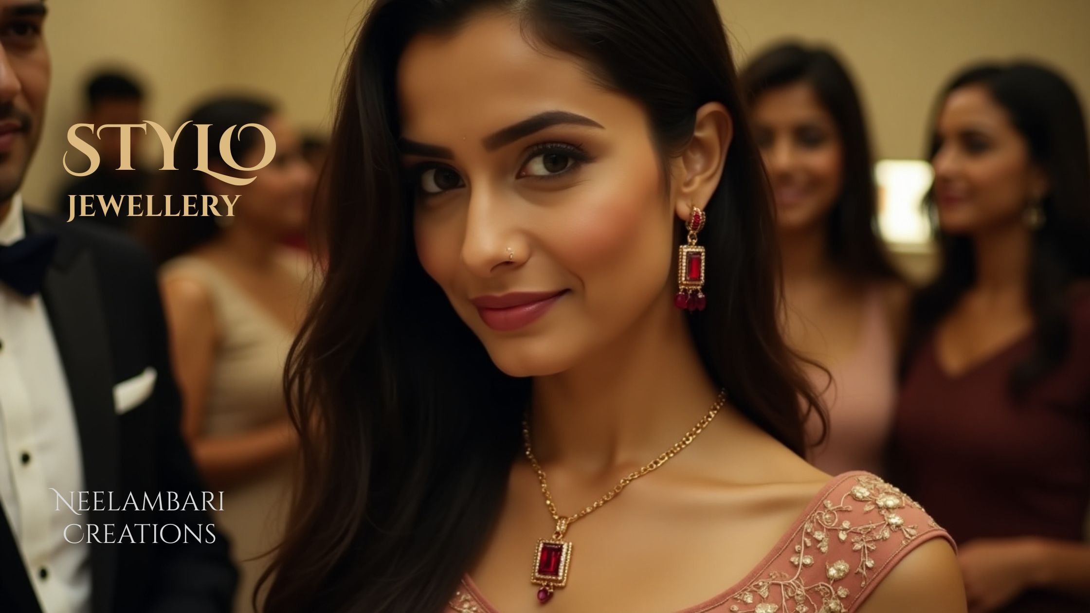 STYLO Rose Gold Necklace Sets from Neelambari Creations H1